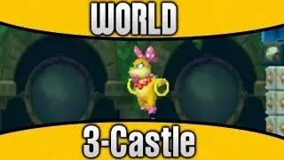New Super Mario Bros. 2 - World 3-Castle 100% All Star Coins