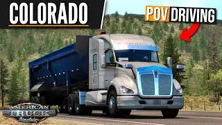 ATS Colorado DLC |  Alamosa &rarr; Pueblo | POV Driving | Toast