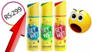 Set Wet Deodorant Spray Perfume | Unboxing | Set of 3 Offer | Best Online Buy | Try All The Avatars