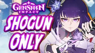 Can You Beat Genshin Impact Only Using Raiden Shogun??!!