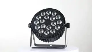 LED Stage Par Lights LED 18X18W DJ Stage Lights RGBWA+UV 6in1