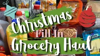 🎄 Kroger CHRISTMAS Grocery Haul | BRADY BROWNING