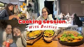 Afternoon, cooking and coffee with my Besties | she made Sizzlers at home 😲