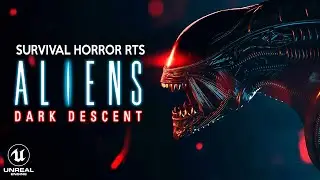 ALIENS DARK DESCENT First 1 Hour of Gameplay | New Survival Horror RTS in Unreal Engine RTX 4090