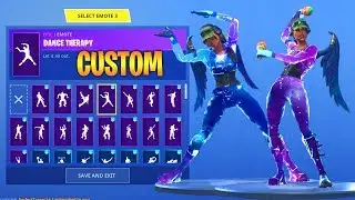 *CUSTOM* Female Galaxy Showcased With 70+ Emote/Dances