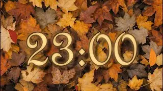 23 Minute Autumn Fall Timer with Calm Relaxing Music | Wind Chime Alarm