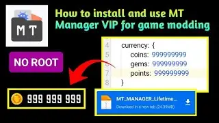 Как установить и использовать MT Manager VIP для модификации APK-файлов | Без рута ✅