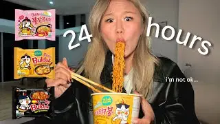 I ate ONLY Buldak Ramen for 24 hours