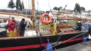 Singing Sea Shanties while in the lock at Neptune's Staircase locks