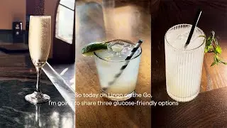 Glucose spikes & alcohol: 3 low sugar drinks | Lingo on the Go