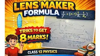 Lens maker formula| Just in 5 min| Class 12 | Cbse , Jkbose 