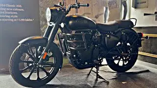 2024 Royal Enfield Classic 350 stealth Black : Detailed Walkaround 🔥| 5 New Updates ke Sath ✅