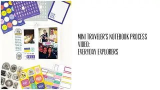 Mini Traveler&rsquo;s Notebook Process Video: ​⁠@everydayexplorersco Positivity Passport October 2024
