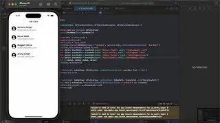 UITableView in iOS swift - xcode swift Tutorial