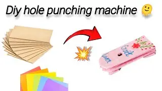 Как сделать дырокол 😱 / процесс изготовления дырокол для бумаги 🤨|Abhilasha creation