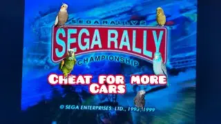 Cheat for more Cars in Sega Rally 2 Dreamcast