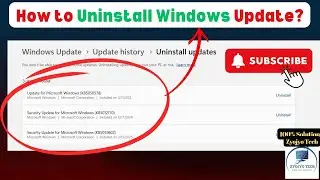 How To Uninstall Windows Updates In Windows 11 | Easy Step-By-Step Guide