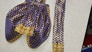 Dhoti pant ll Krishna Dhoti cutting ✂️ stitching 🪡😱#viralvideo #video 