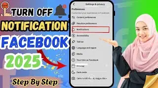 How To Turn Off Notification On Facebook 2025 /Facebook Ka Notification Kaise band Kare #facebook