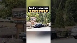 Tundra vs Mudslide is crazy 😳🫣 #toyota #tundra #mudslide via ppv_tahoe