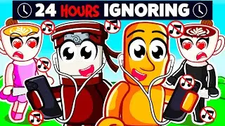Assassino и Tung Tung Sahur игнорировали БЕЗУМНЫХ ФАНАТОК в течение 24 часов в Roblox!