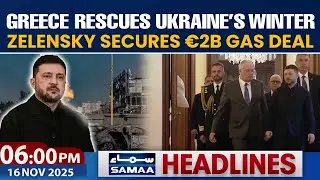 Russian Attacks Won&rsquo;t Stop Ukraine Gas Flow | Greece Comes to the Rescue | 6 PM News Headlines