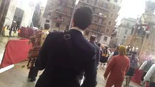 Ofrenda Valencia Fallas 2013 - Vista desde una tuba