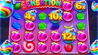 PLAYING SWEET BONANZA 100 SPINS FOR $125 BETS! BIG WIN! STAKE CASINO