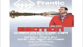 Andy Farley live @ EMotion Frantic boat party