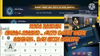 KODE Redeem Omega Legend ,, Terbaru.. Dapatkan Skin Senjata , dan Skin Equipment !!!