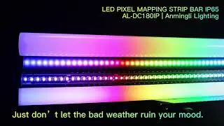 PixelBar RGB LED PIXEL MAPPING   IP65 AL-DC180IP：Anmingli Lighting    MADRIX RGBL RGBW