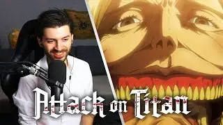 Attack on Titan 1x01 Reaction (First Time Watching Anime) 