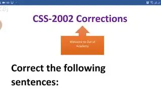 #CSS #PMS #One_Paper #English_Correction CSS-2002 Sentence Corrections