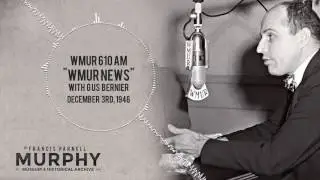 WMUR 610AM (now WGIR) Radio presents the news from December 3rd, 1946 with Gus Bernier!