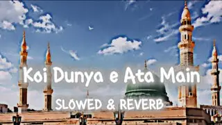 Koi Dunya-e-Ata Main (Slowed & Reverb) Syed Hassan Ullah Hussani