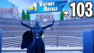 103 Elimination DARTH VADER Solo vs Squads WINS Full Gameplay (NEW FORTNITE CHAPTER 5 SEASON 2)!