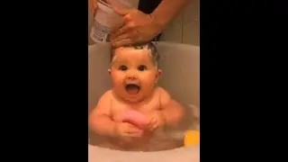 Shorts#Summer vibes#Baby enjoying bathing