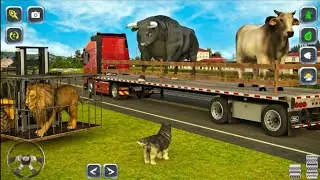 Animal Cargo, Truck Driving Game 3D - Animal Transport Cargo Truck 2024 - Android Gameplay