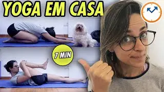 4 Posições de YOGA Para FAZER EM CASA e Alongar a Musculatura | QuarenTREINOS n°2 | #FiqueEmCasa