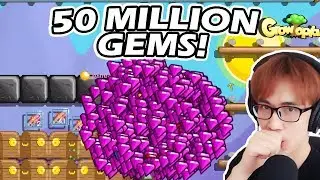 Getting 50 Million Gems! Picking Up 40 Million! | Growtopia