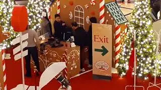 Still Gingerbread Lane is beautiful this holiday season at Square One Shopping Centre Mall