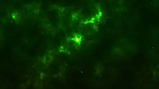 No Copyright | Explosion Green Fire Isolated on Smoke Background Loop | Royalty Free | Screensaver.