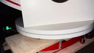 Test of EQ platform with a pulling wire