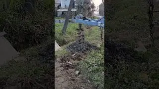 digging machine in village #technology