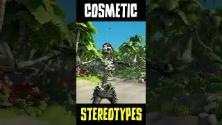 Skeleton Curse - Cosmetic Stereotypes  #seaofthieves #gaming #seaofthievesclips