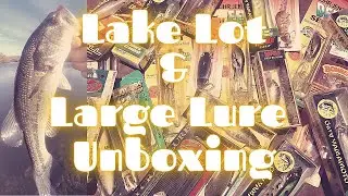 Lake Lot Check in & Large Lure Unboxing from Bass Fishing Archives