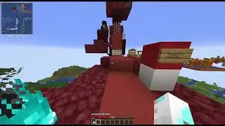 Beating MCC Parkour Warrior map fully rebuilt in my survival world