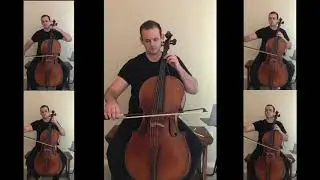 Quarantine Clip: Gymnopédie No. 1 for 5 Cellos
