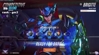 15K HEAL! VIOLET RANK #1 BRIGITTE OVERWATCH 2 SEASON 11 GAMEPLAY