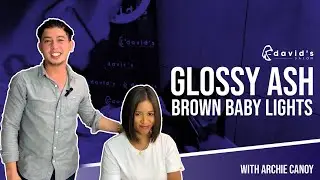 GLOSSY ASH BROWN BABY HIGHLIGHTS | David's Salon